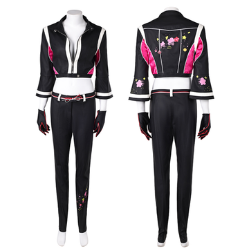Fatal Fury Costume Mai Shiranui Cosplay Black Suit For Adult Female Halloween Carnival Suit